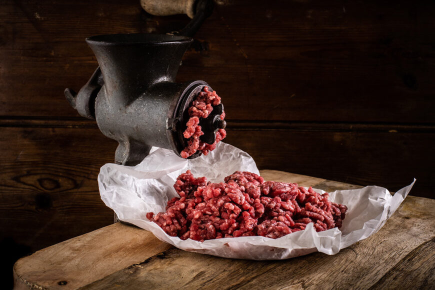 grass fed beef mince 500g