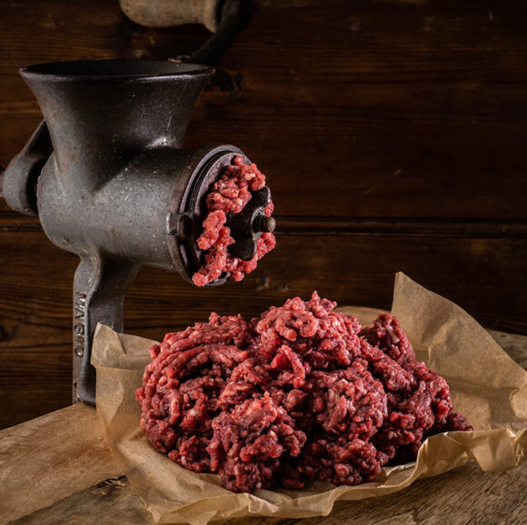 grass fed aged steak mince