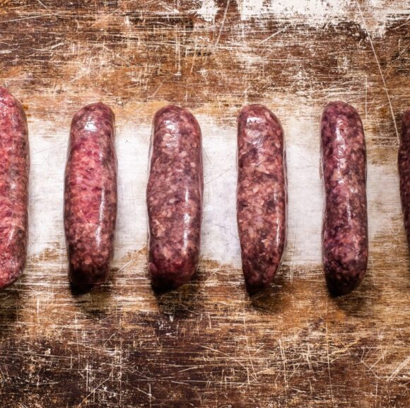 rich beef sausages