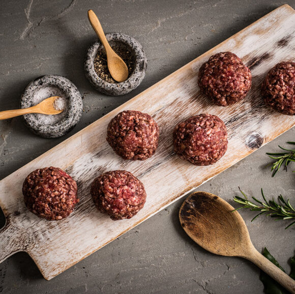 Handmade Grass-Fed Beef Meatballs