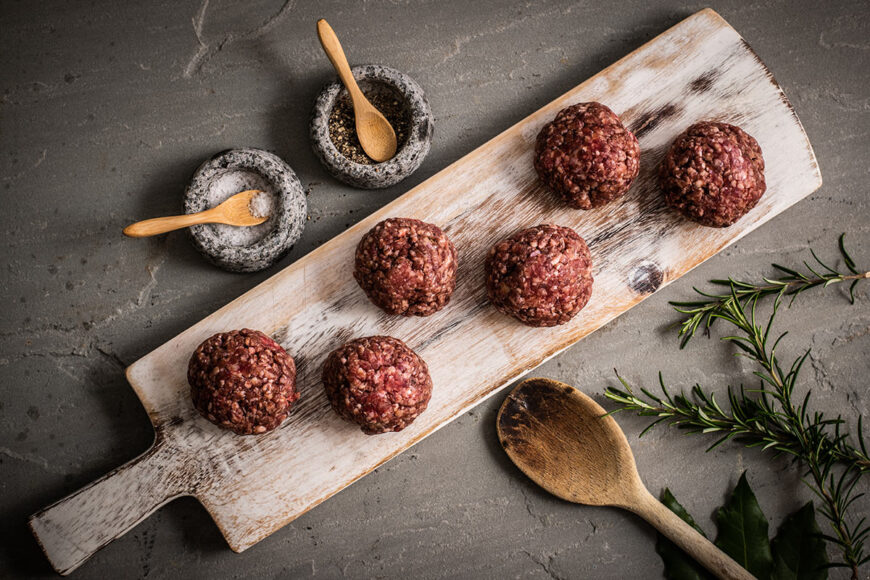 Grass Fed Beef Meatballs (440g) Handmade Meatballs Delivered UK