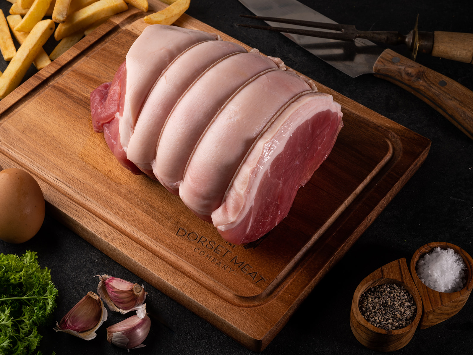 Free Range Unsmoked Horseshoe Gammon Boneless Grass Fed Large Gammon