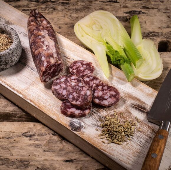 white pepper fennel salami