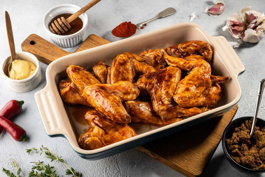 BBQ Marinated Chicken Wings (800kg)