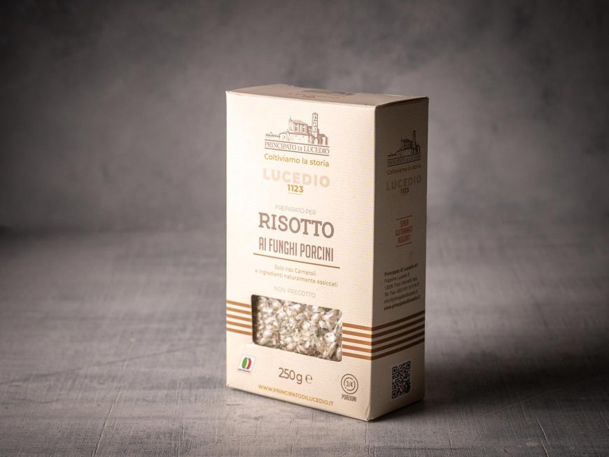 Risotto, Riso Carnaroli, With Mushroom, Principato di Lucedio (250g)