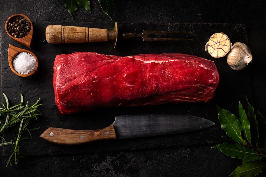 Grass Fed Fillet of Beef, Whole (1.5kg)