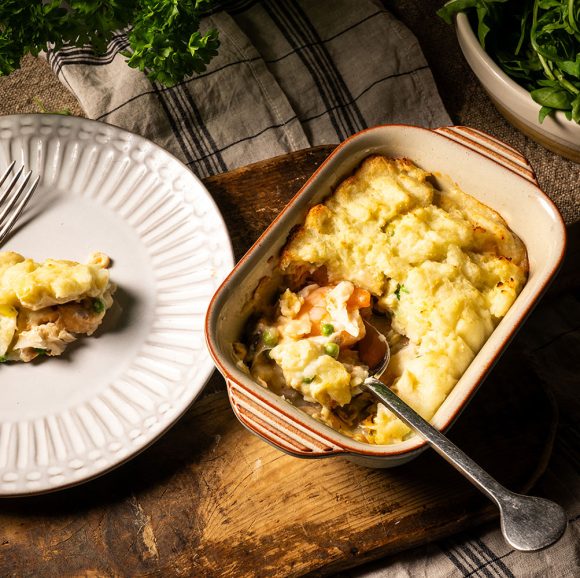 fish pie gourmet ready meal