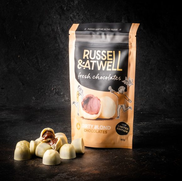 Fresh White Chocolates, Russell & Atwell (90g pouch)